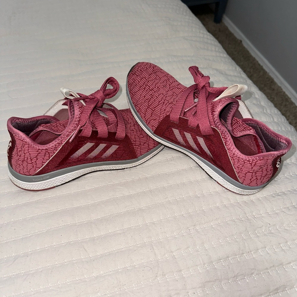 Adidas Women's Edge Lux Running Shoe Maroon/Red